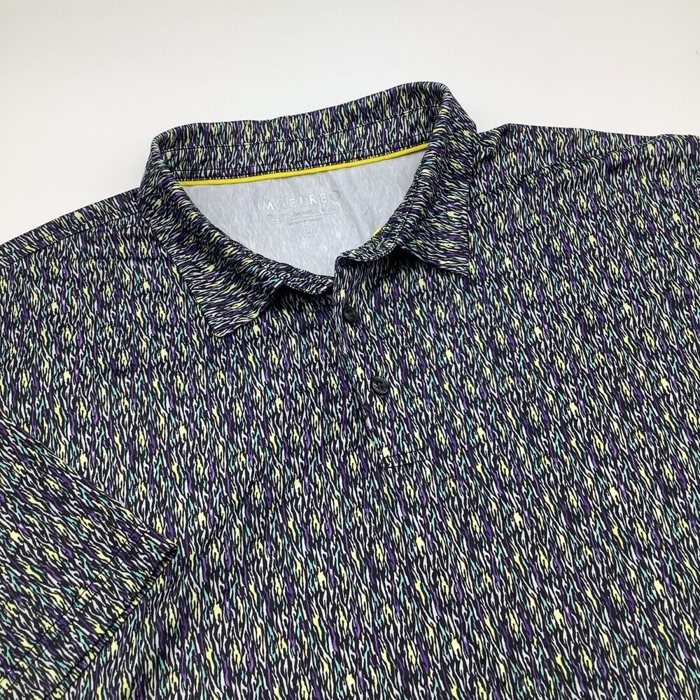 Maelreg Mens Short Sleeve‎ Performance Polo Size 2XL